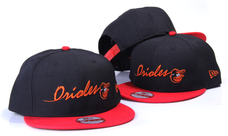 MLB Baltimore Orioles NE Snapback Hat #24